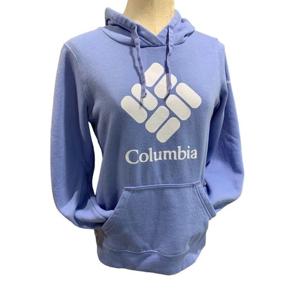 Small Columbia Women's Pulover Hooded Sweatshirt Serenity Blue - Picture 1 of 6